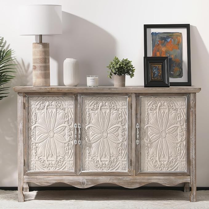 RoyalCraft Farmhouse Sideboard Buffet Cabinet - Image 6
