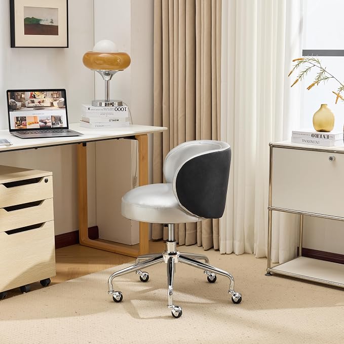 VINGLI Cute Small Swivel Desk Chair Comfy - Image 6