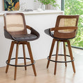Set of 2 Bar Stools Counter Height by KUNZENTLIVING