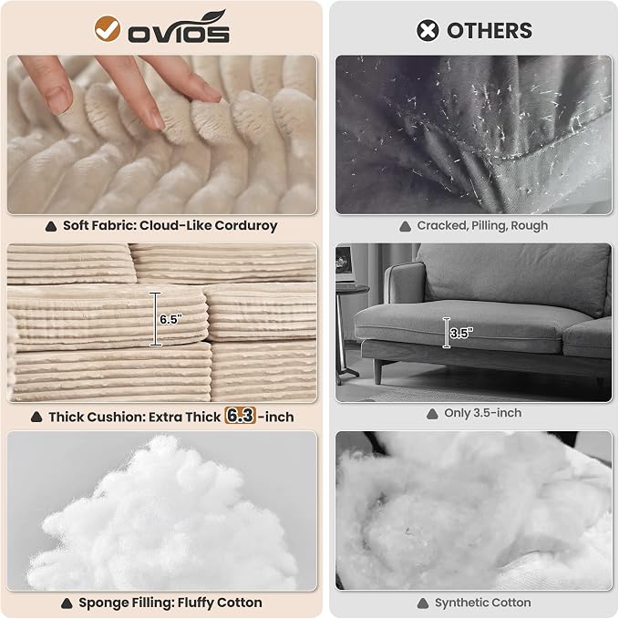 ovios 32.7 inches Middle Seat Module - Image 8