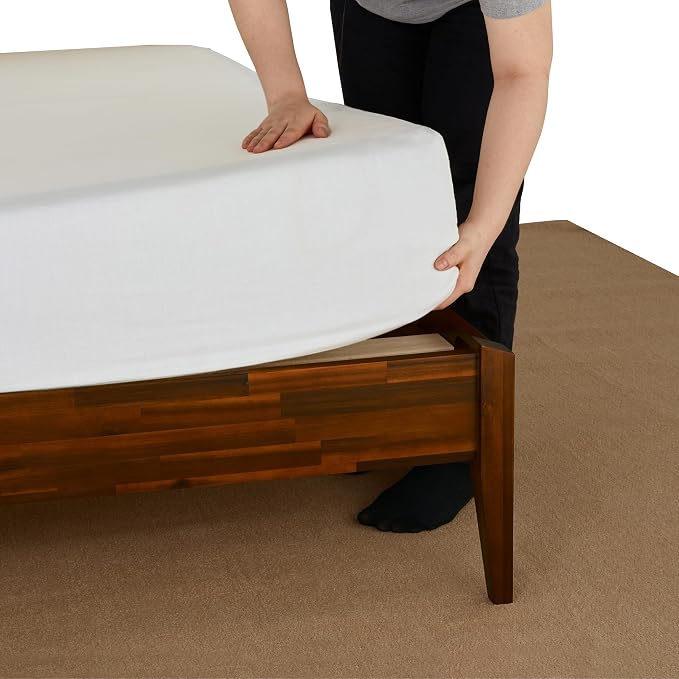 Bme Dinkee King Size Bed Frame, 15 Inch High Platform, Modern Minimalist Style - Image 9