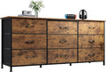WLIVE 54''W Dresser for Bedroom, Dresser TV Stand for 55, 65 inch TV, Wide by WLIVE