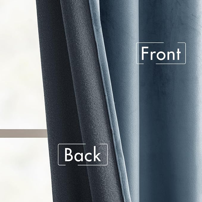 MIULEE Velvet Curtains 90 inches - Image 6