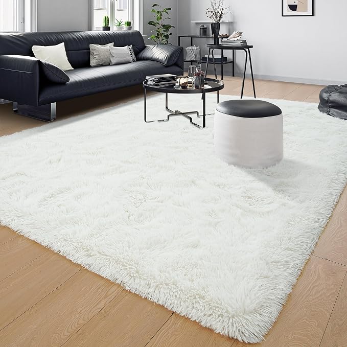 Tepook Super Soft Fluffy Rugs for Living Room, Area Rugs 8x10 for Bedroom - Image 8