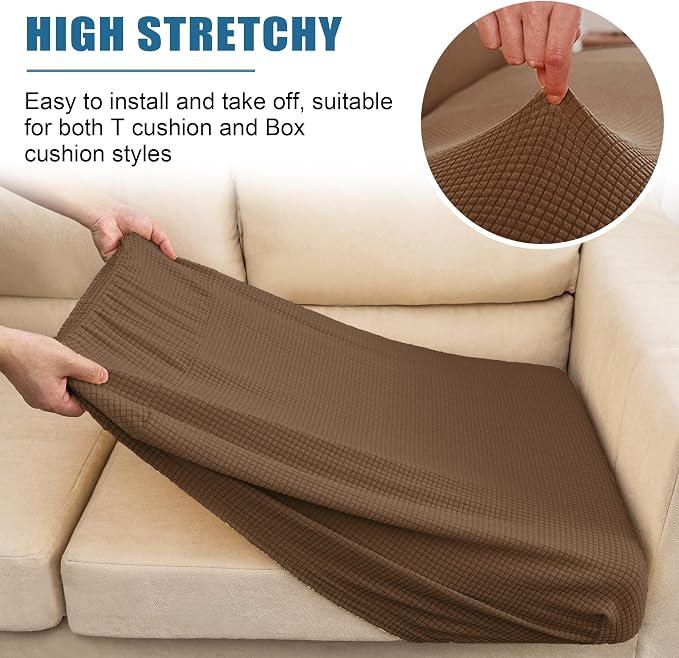 Water Repellent Single Seat Cushion Cover, Replacement Chair/Sofa Cushion - Image 7