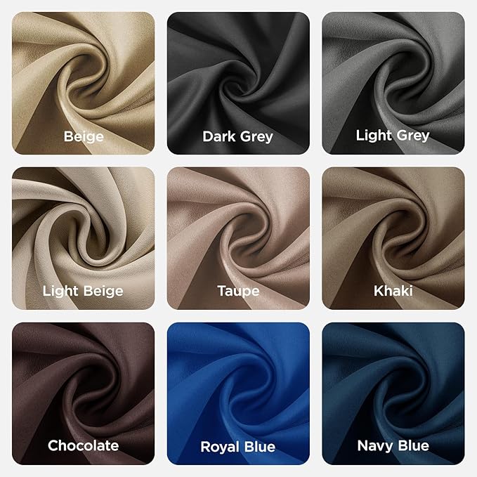 Joydeco Blackout Curtains 72 inches Long 2 Panels Set, Thermal Insulated Long - Image 9