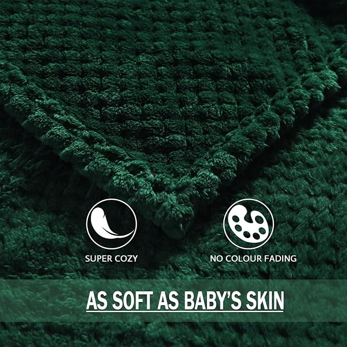 Exclusivo Mezcla Fleece Bed Blanket Twin Size, Super Soft and Warm Blankets - Image 8