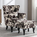 Mid Century Modern Accent Chair Upholstered Armchair Comfy Velvet Tufted by Janoray
