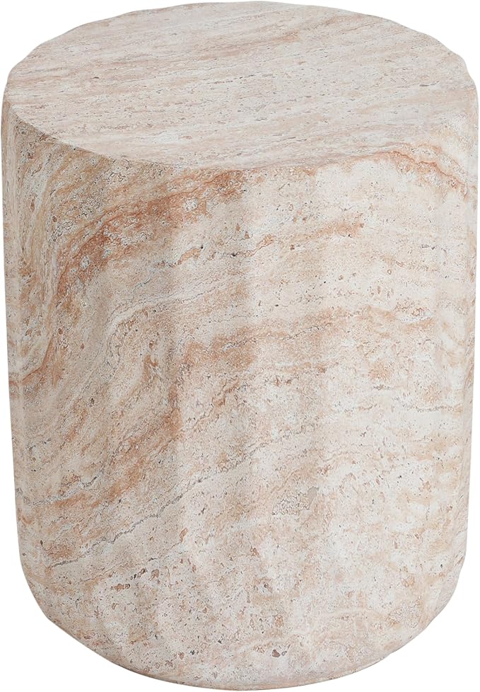 Christopher Knight Home Jayme 18.5" Indoor Outdoor Cylinder Accent Side Table - Image 5