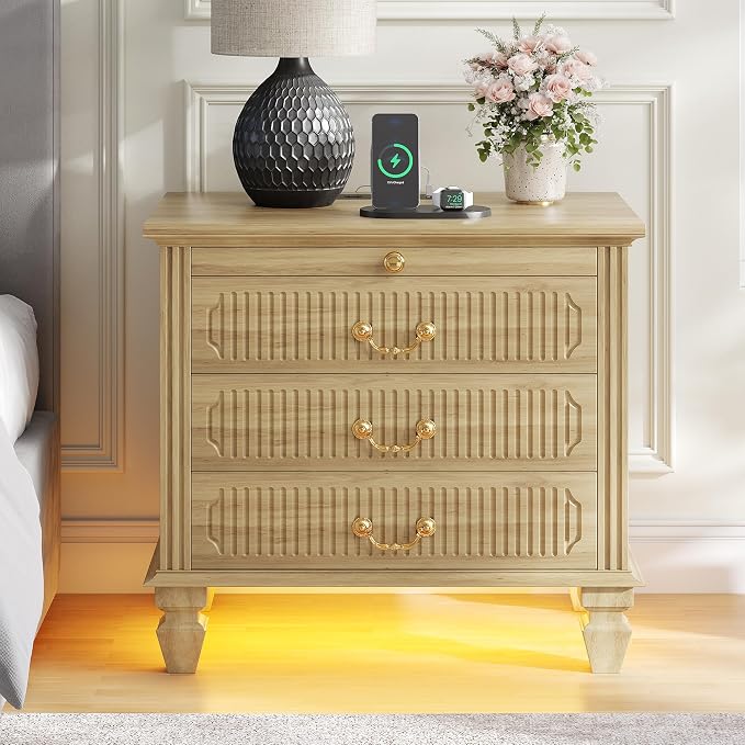FREDEES 25.6'' Wide Bedside Table - Image 6