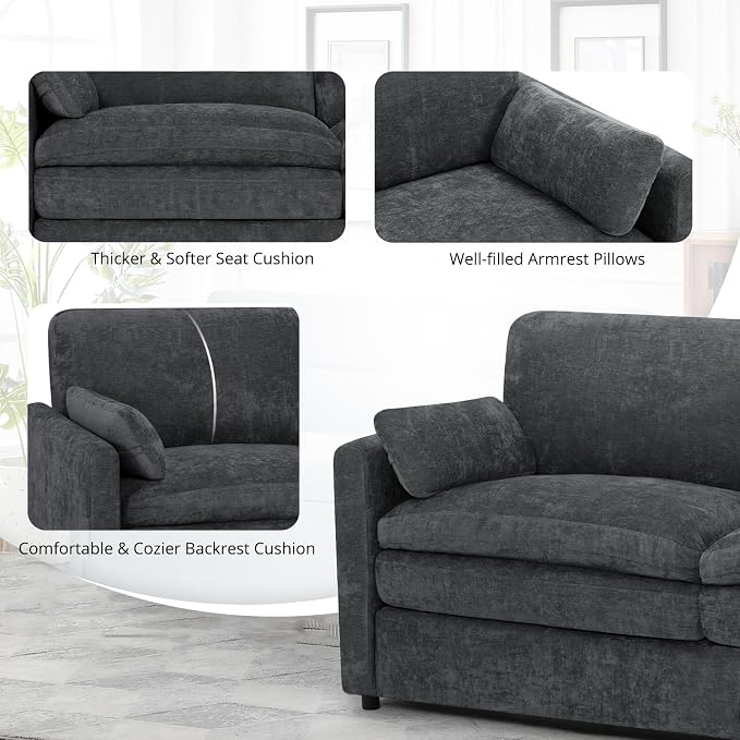 2 Pieces Chenille Sofa Set - Image 5