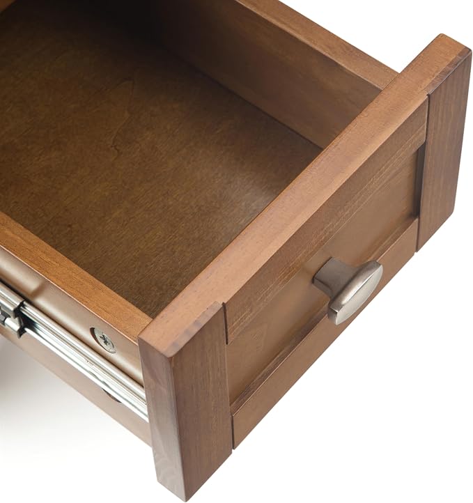SIMPLIHOME Warm Shaker Solid Wood 14 inch Wide Transitional-Style Narrow Side - Image 6