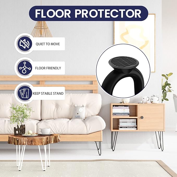 SMARTSTANDARD 16" Hairpin Furniture Legs, Metal Home DIY Projects - Image 5