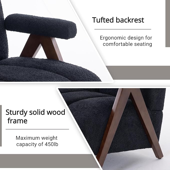 Mid Century Modern Accent Chair Loveseat Sofa - Image 5