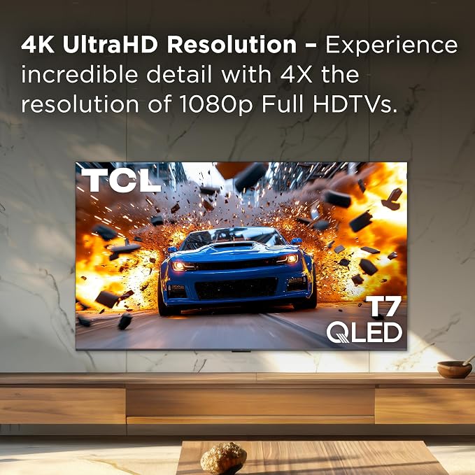 TCL Amazon Exclusive 65 Inch Class T7 Series | 4K QLED HDR Lag-Free Smart - Image 4