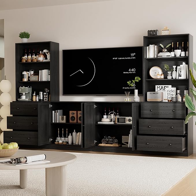 TUSY 71" Large TV Stand Set - Image 4