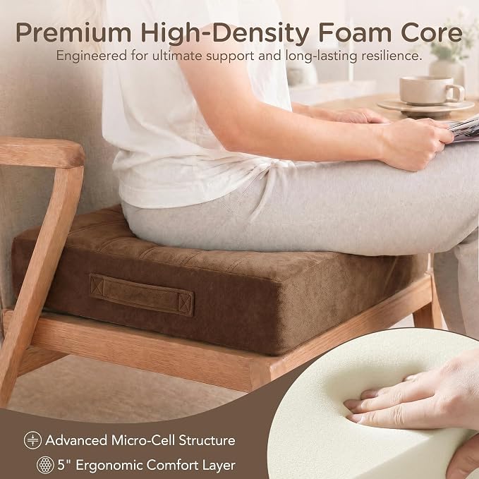 Codi Thick Replacement Couch Cushions, Upholstery Foam - Image 2