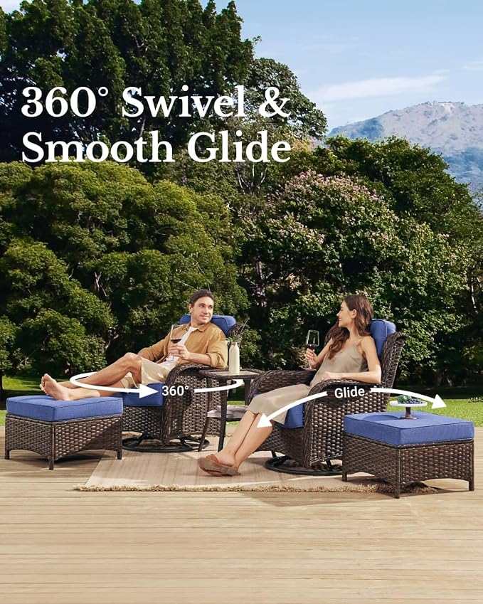 HILLGA Luxury High Back Patio Furniture Set - Image 2