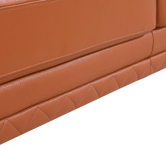 Blackjack Furniture Weston Collection Italian Leather Living Room Chair - Image 9
