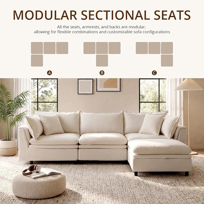 113.4'' Modular Sectional Sofa - Image 8