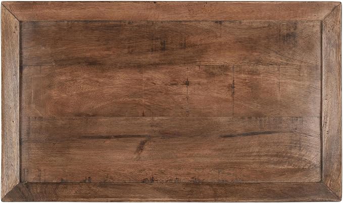 Kosas Home Ciaria Transitional Mango Wood End Table in Medium Brown - Image 8