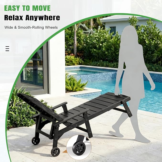 Outdoor Lounge Chair Set of 2 - Image 6