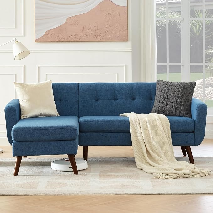 Kingfun L Shaped Couch, Sectional Couches, 3 Seater Sofas - Image 3