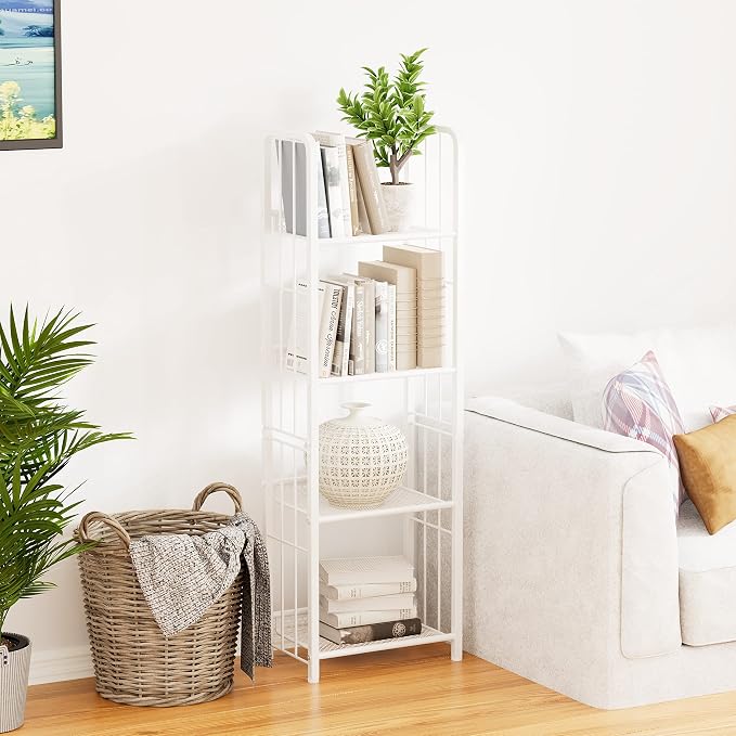 Bookshelf Storage Shelf Small Bookcase Freestanding Storage Stand - Image 5