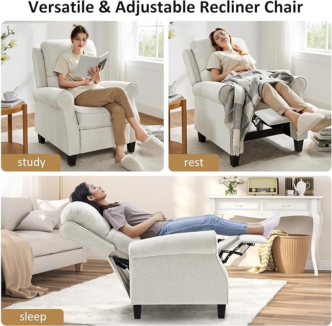 Recliner Chair for Living Room, Modern Reclining Sofa Home Theater Seating - Image 5