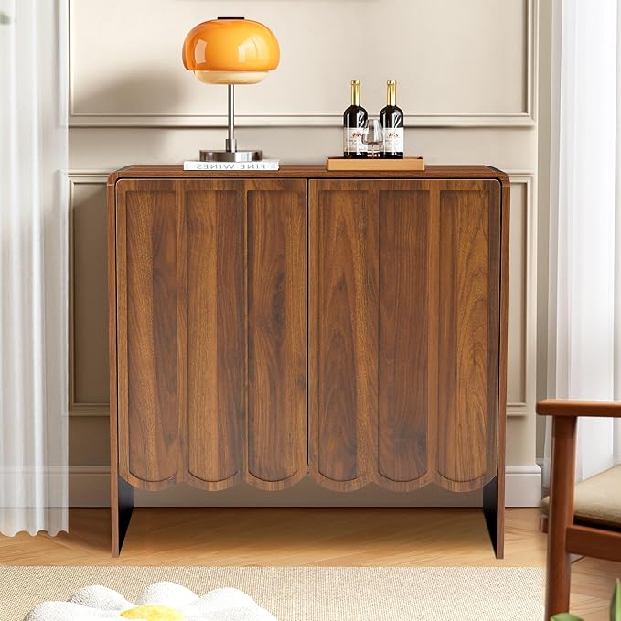 ORRD Sideboard Buffet Cabinet Set of 2, Accent Storage Cabinets - Image 5