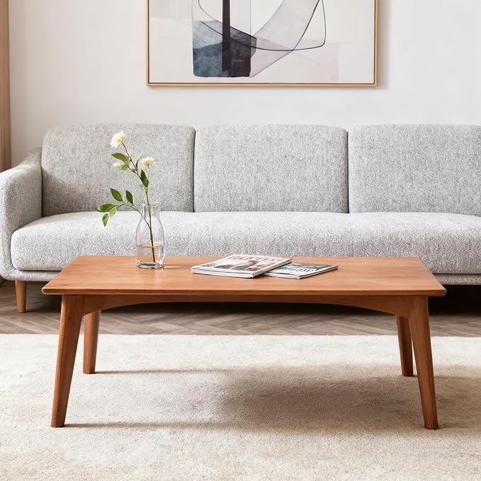 JIKUGO Bamboo Folding Coffee Table No Assembly Required Japanese Floor Table - Image 3