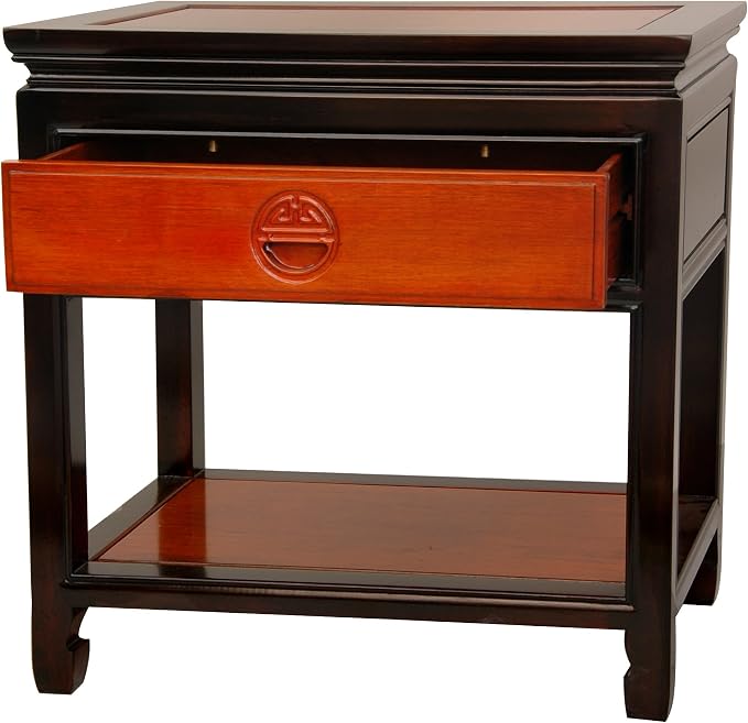 Red Lantern Elegant End Table - Image 3