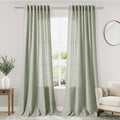 Sage Curtains 94 inches Long 2 panels by Nanspring
