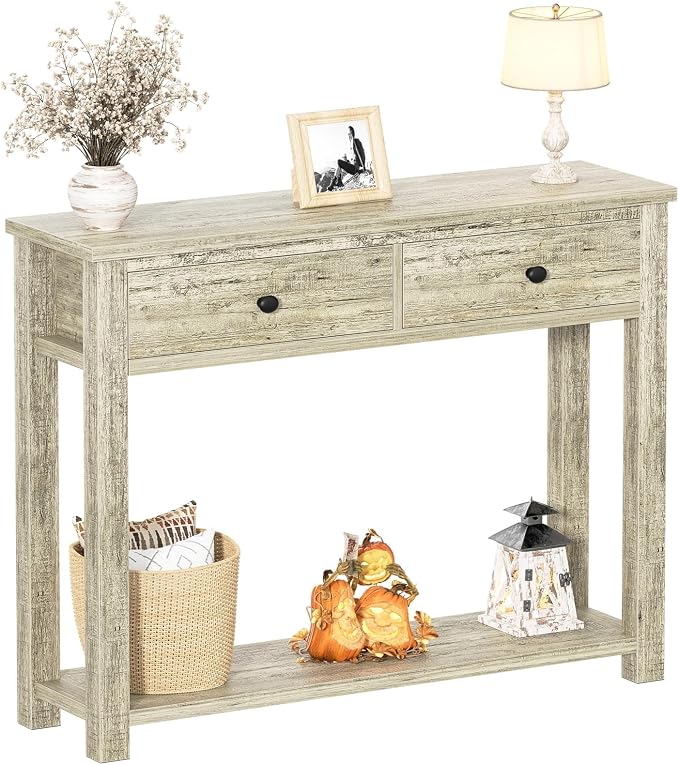 Homieasy Farmhouse Console Table by Homieasy
