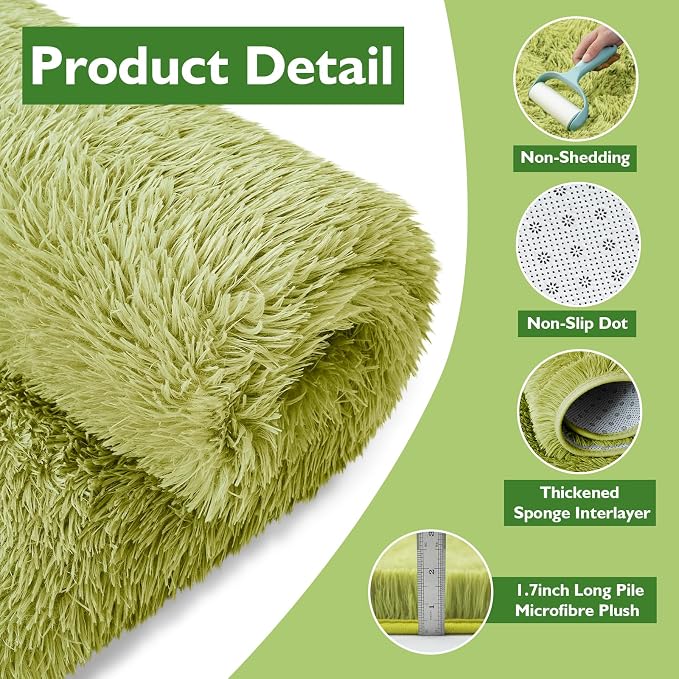 yulidayang Fluffy Round Area Rugs - Image 4