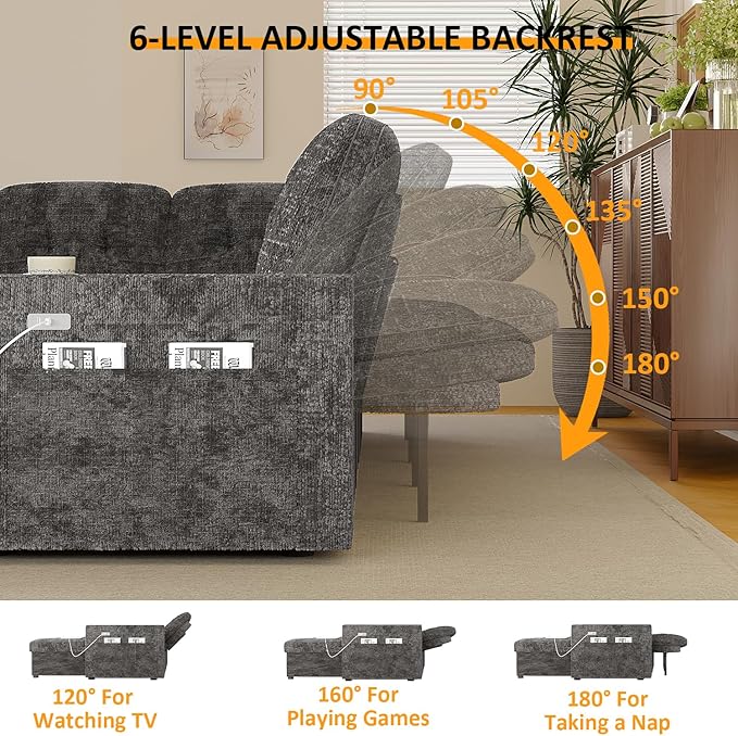 Modular Sectional Sleeper Sofa - Image 6