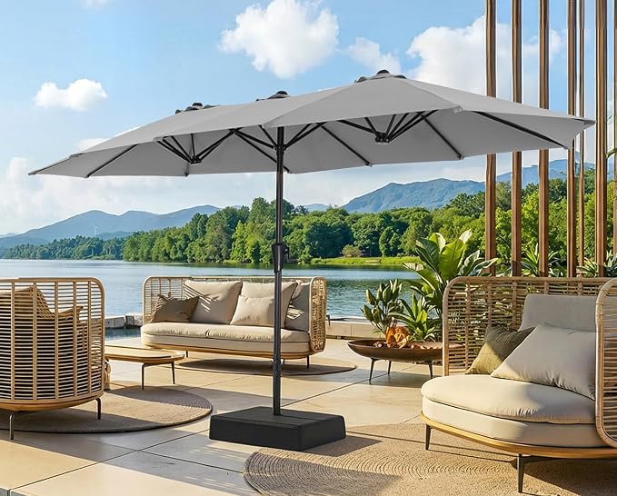 SUPERJARE 13FT Outdoor Patio Umbrella by SUPERJARE