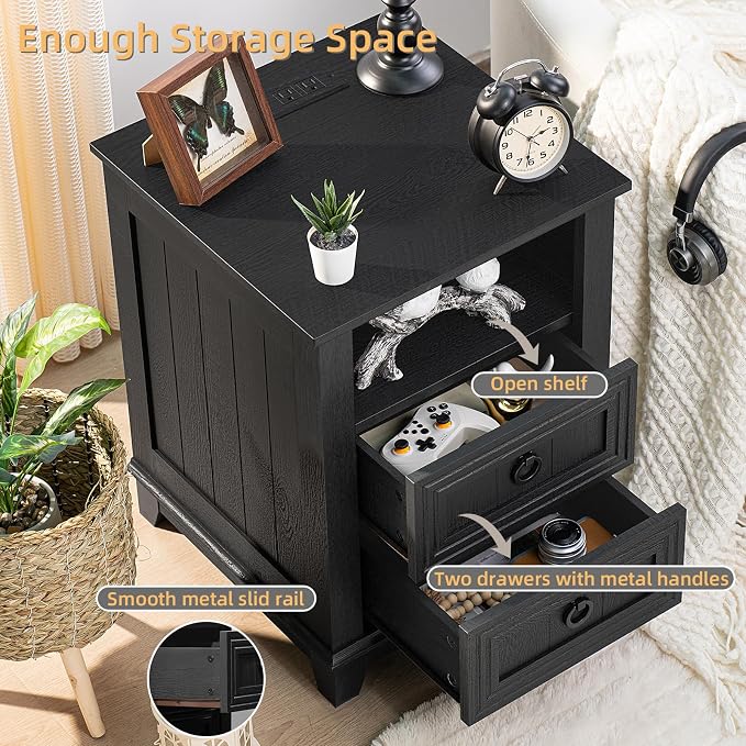 Joaxswe 18" Farmhouse Night Stand - Image 4