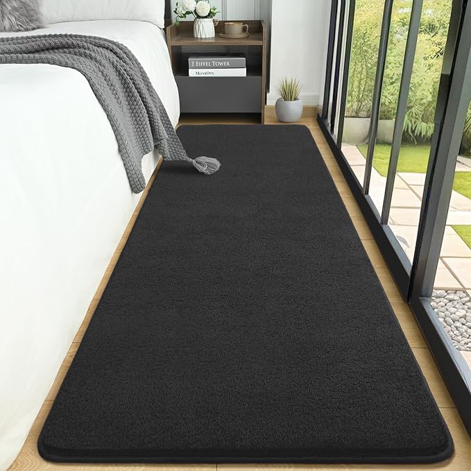 AROGAN Shag Runner Rug for Hallways, 2x6 Feet Washable Rugs - Image 2