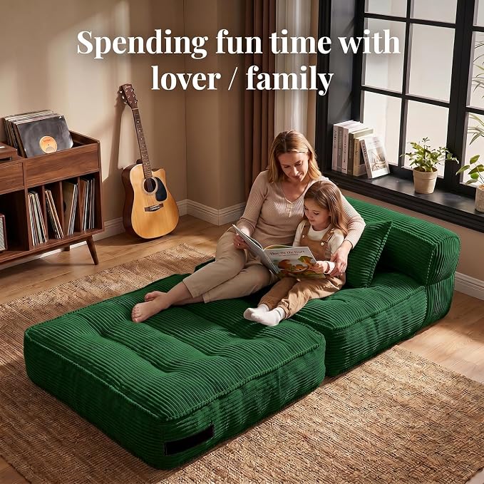 Folding Sofa Bed, Convertible Sleeper Chair - Image 6