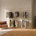 pamo Industrial Pipe Clothing Rack Gold by pamo