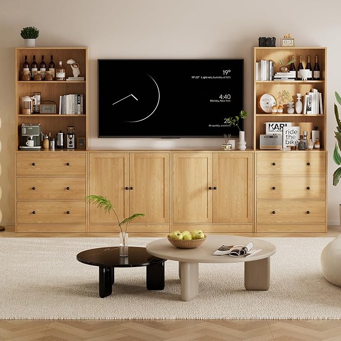 TUSY 71" Large TV Stand Set - Image 3