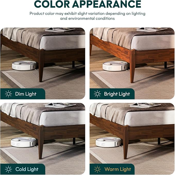 Bme Dinkee 15 Inch Signature Bed Frame Without Headboard - Image 11