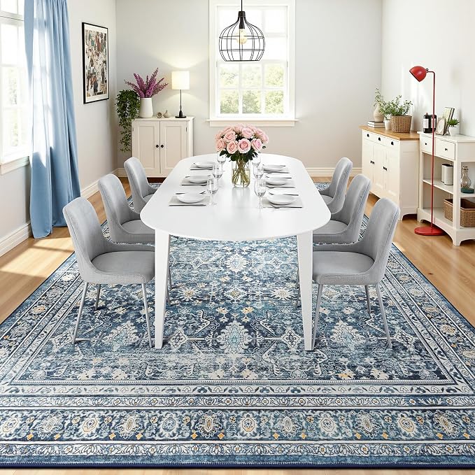 Lofus 9x12 Area Rug for Living Room, Soft Boho Carpets for Bedroom Dining Room - Image 3