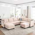 122.8" Large Sectional Couches for Living Room, 6 Seater L Shaped Modular by ZXDesign
