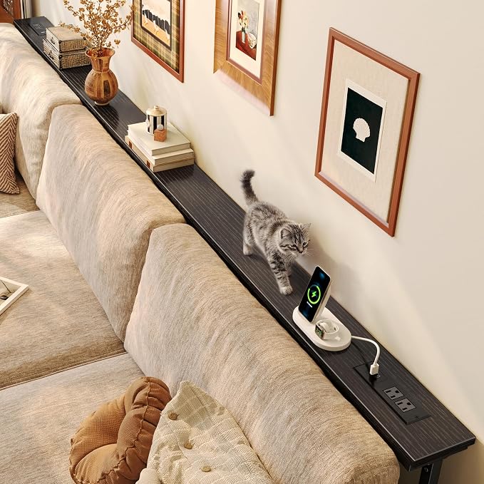 Huuger 110.2 Inch Behind Couch Table - Image 3
