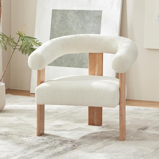 VKNOW Accent Chair Living Room Chair, Modern Upholstered Arm Chair by VKNOW