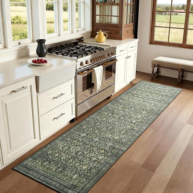 Lofus 2X 6 Area Rug, Low Pile Soft Carpet Runner - Image 3