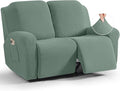 TAOCOCO Recliner Loveseat Slipcover, 6 Pieces Dual Recliner Sofa Covers by TAOCOCO