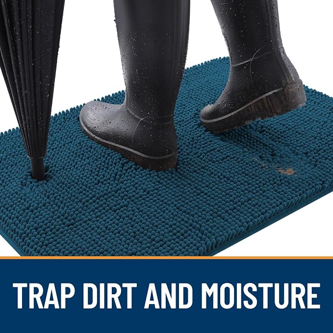 OLANLY Dog Door Mat for Muddy Paws 59x35, Absorbs Moisture and Dirt, Absorbent - Image 2